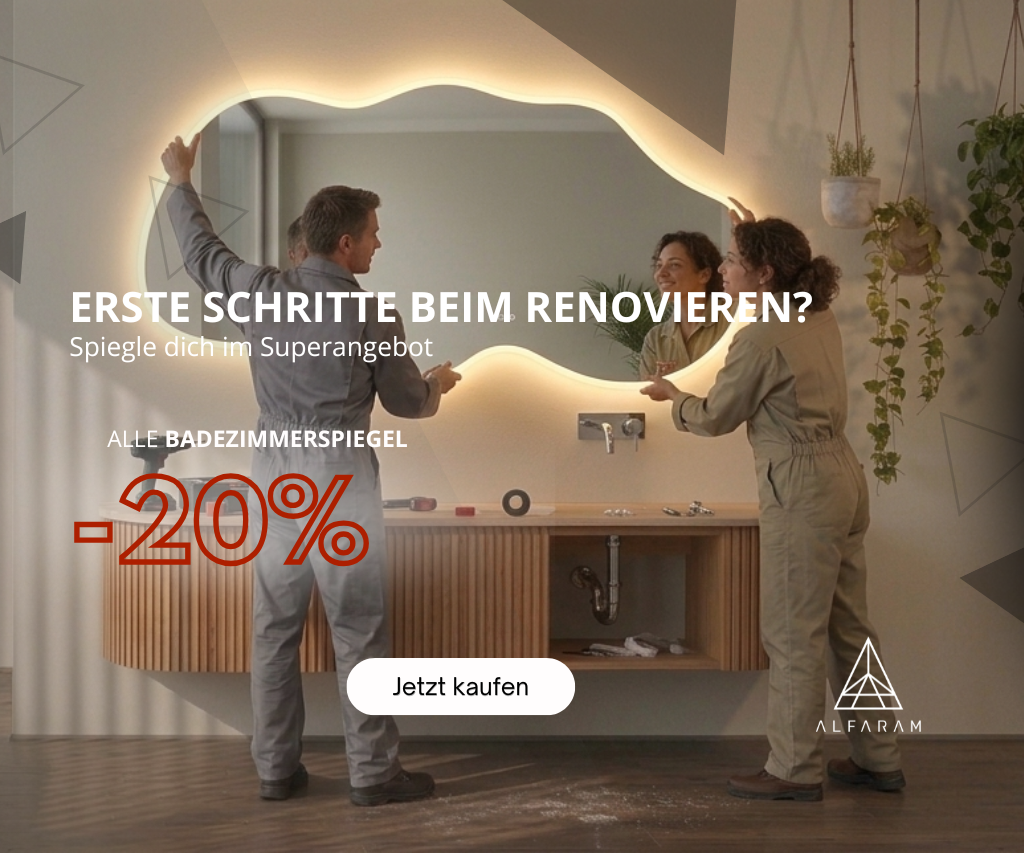 ALLE BADEZIMMERSPIEGEL -20%!